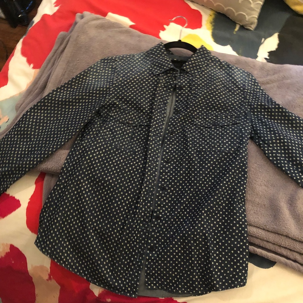 J. Crew Chambray shirt in Star Dot